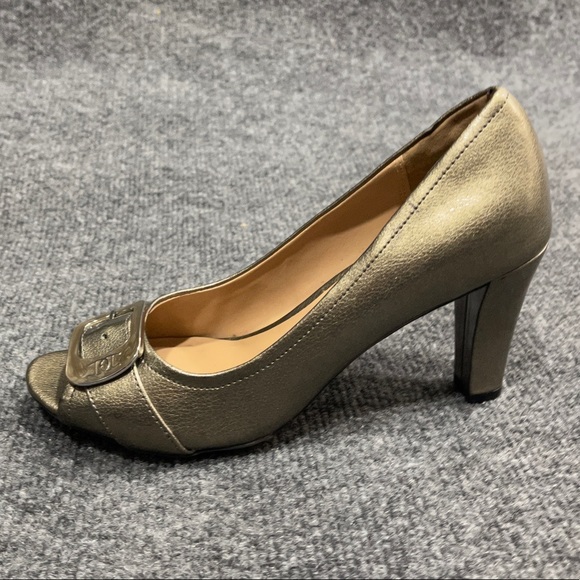 *Etienne Aigne rWomen's Toe Pump Heels Sz 7.5 - Picture 4 of 13